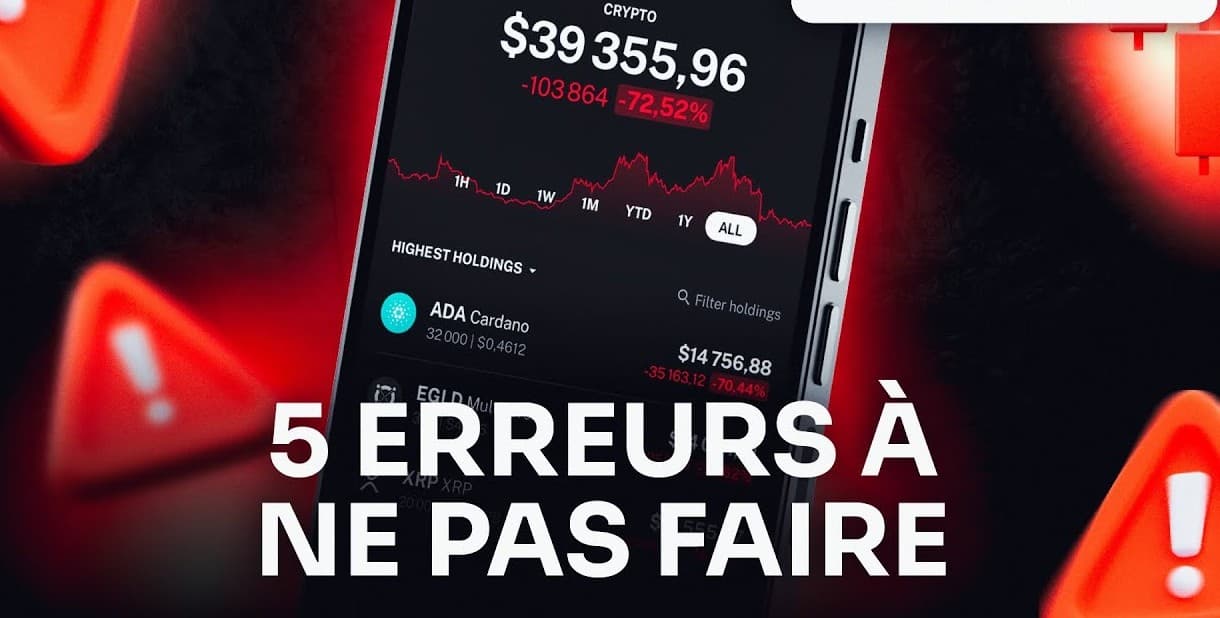 Les erreurs de débutants en crypto