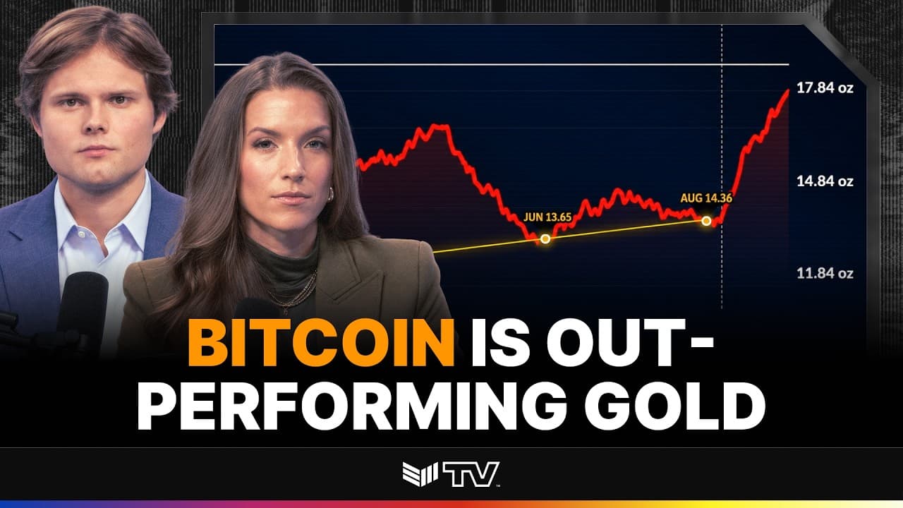 Bitcoin à 3% de repasser positif face à l'or en 2026